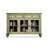 American-Style Solid Wood Glass Multi-Functional Sideboard