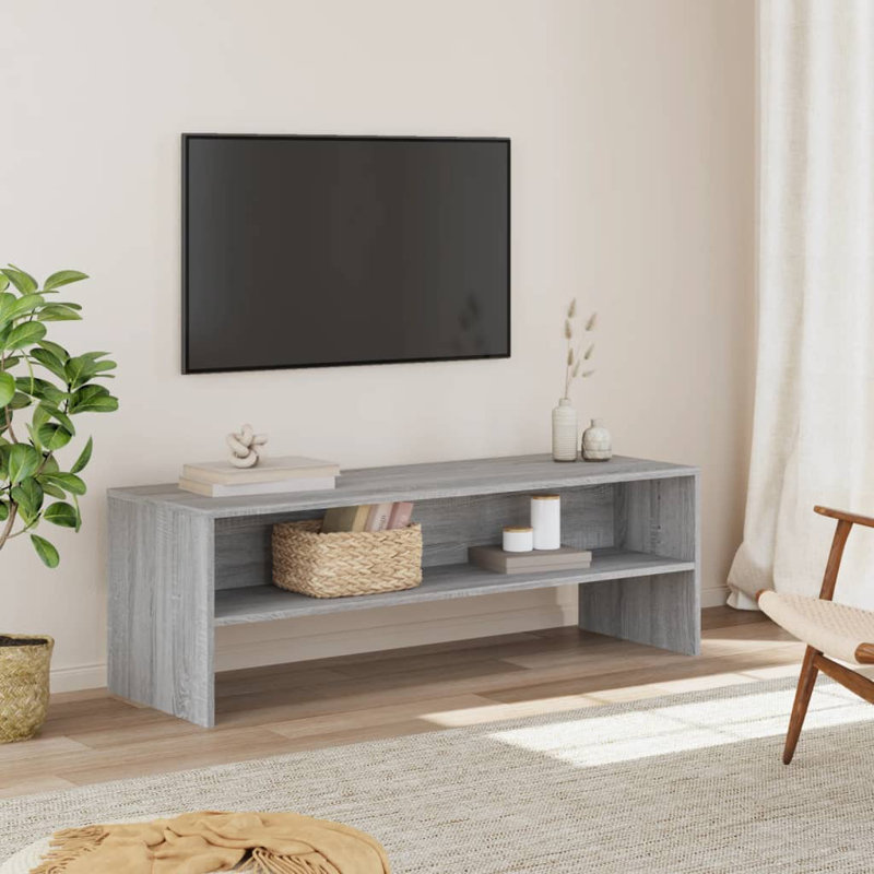 Havard TV Stand, 40cm H x 120cm W x 40cm D, Grey Sonoma