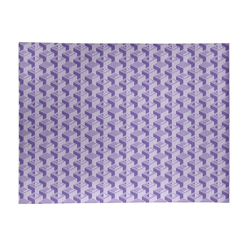 Chenille Geometric Indoor Rug, Rectangle 9' x 12'