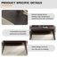 Table de salle à manger 62,99 po Modern Stone