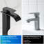Robinet de lavabo vasque à poignée simple avec drain-115242056