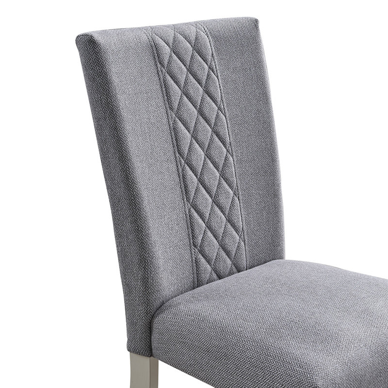 Badgery 37.8" H Upholstered Solid Wood Dining Chair
