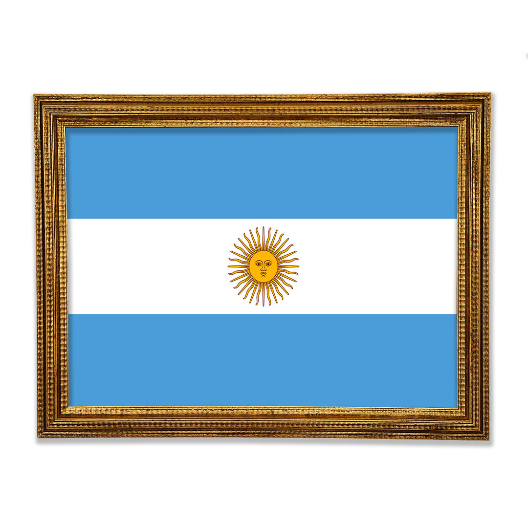 Argentinien 1 Gerahmter Druck