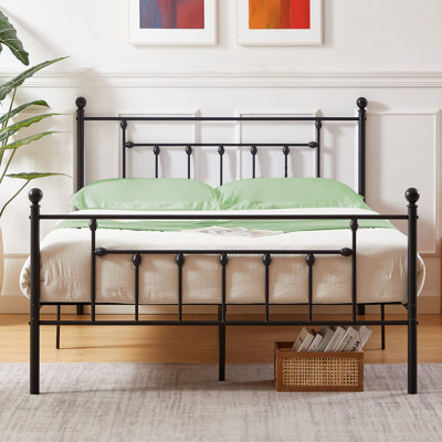 Kempst 42.9" Steel Bed Frame