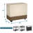 Polyfurniture Outdoor dining car kitchen cart with car cover-100139882