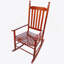 Chaise berçante en bois-1219543396