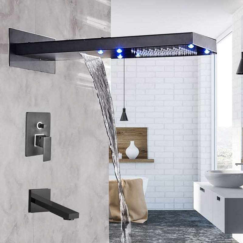 Robinet de douche mural à 3 voies Rio Design polyvalent et moderne pour une expérience de douche personnalisée