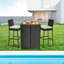 Bhoori Outdoor 30'' Bar Stool with Cushion
