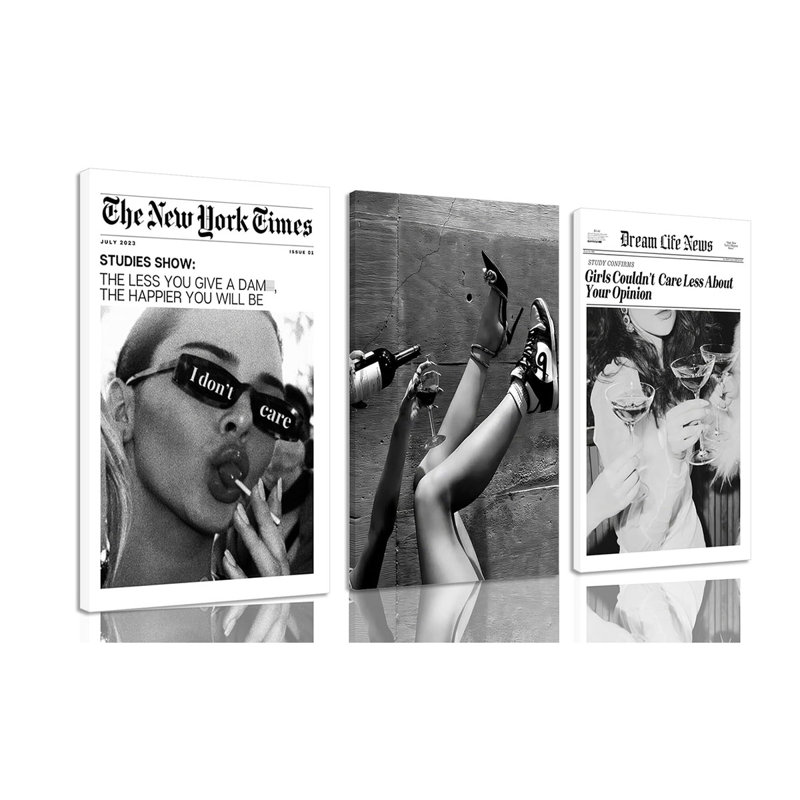 3 Piece Wrapped Canvas Print