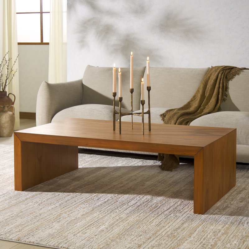 Tawney Rectangle Wood Coffee Table, Natural
