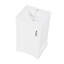 Meuble-lavabo de 20 pouces avec lavabo, porte à fermeture douce et tablettes réglables pour un rangement efficace-116332491