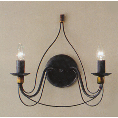 Aries Iron Candle Wall Light