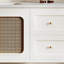 Armoire de salle de bain en rotin de style français rétro-1726314707