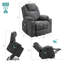 Fauteuil de massage inclinable électrique chauffant