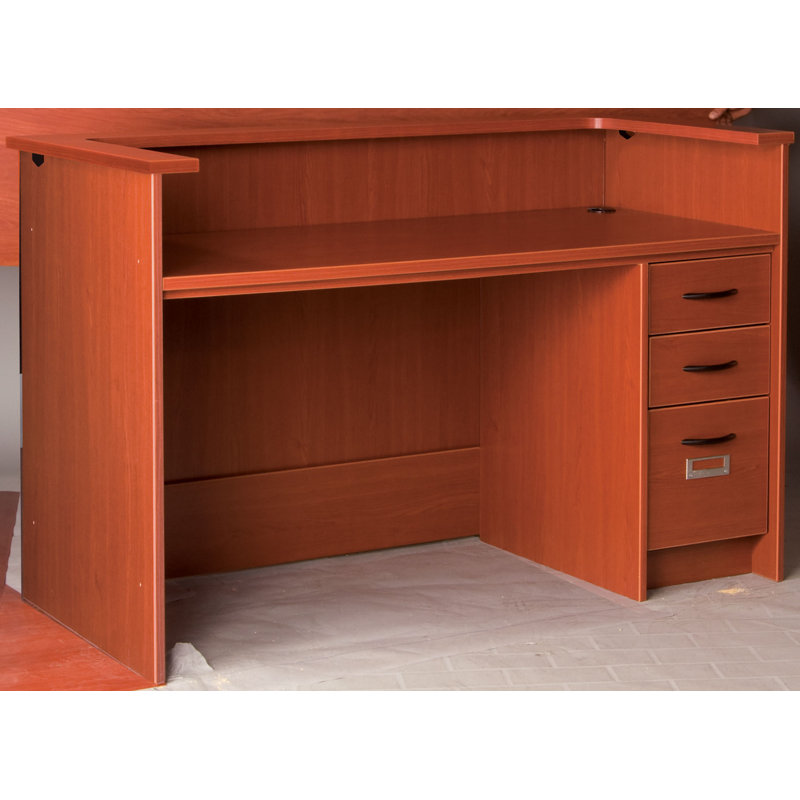 Roache Executive Desk, Cherry, Right