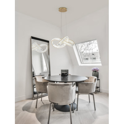 CONCETO 1 - Light Gold LED Geometric Pendant