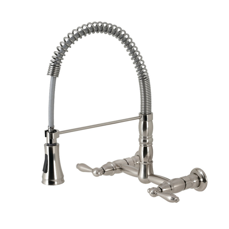 Robinet rétractable Gourmetier Heritage, Nickel brossé