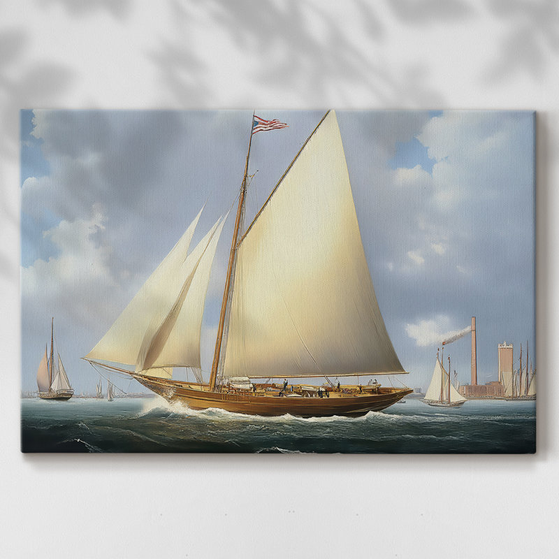 Nautical Series-XC - Cavas enveloppés de galerie, 24 x 36