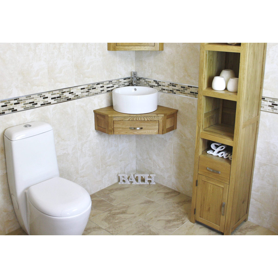Cranmer 550mm Single Bathroom Vanity with Vessel Ceramic Basin