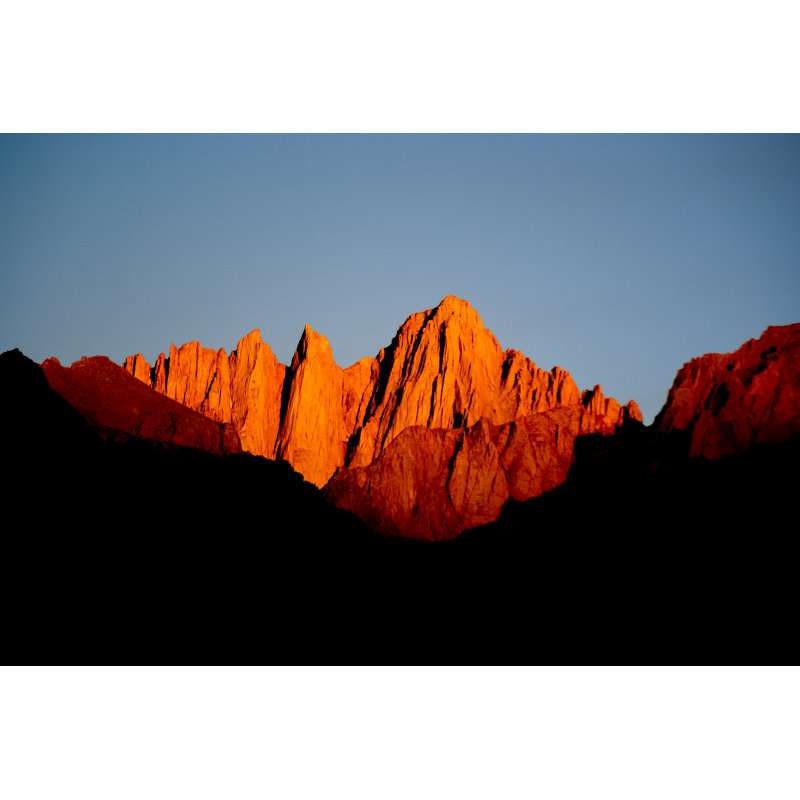 Mountain Landscape California by Amygdala_imagery - Wrapped Canvas Print, 51cm H x 76cm W x 3.8cm D