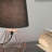 11.25" Copper Metal Table Lamp "Wesley Geometric", Copper