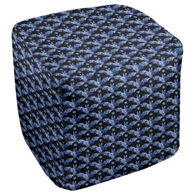 Repose-pieds cube à roussettes Leffel