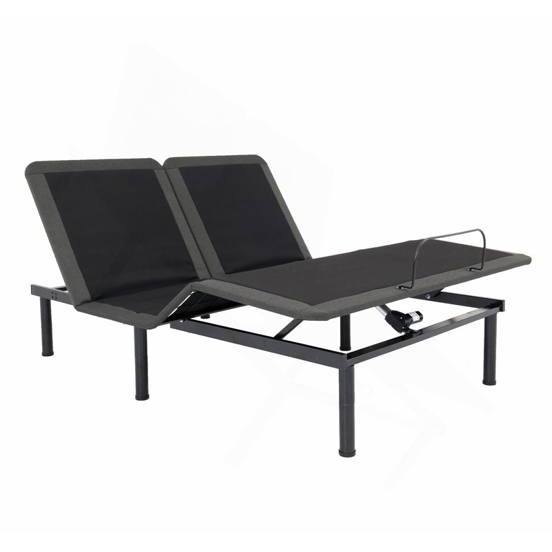 Queen Size Flex Top Quick Assembly Adjustable Bed Frame With Voice Activated Controls