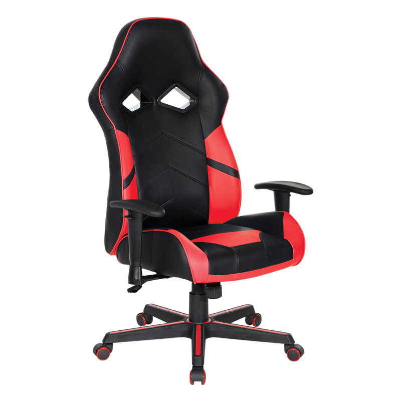 Fauteuil de jeu Vapor, Noir/rouge