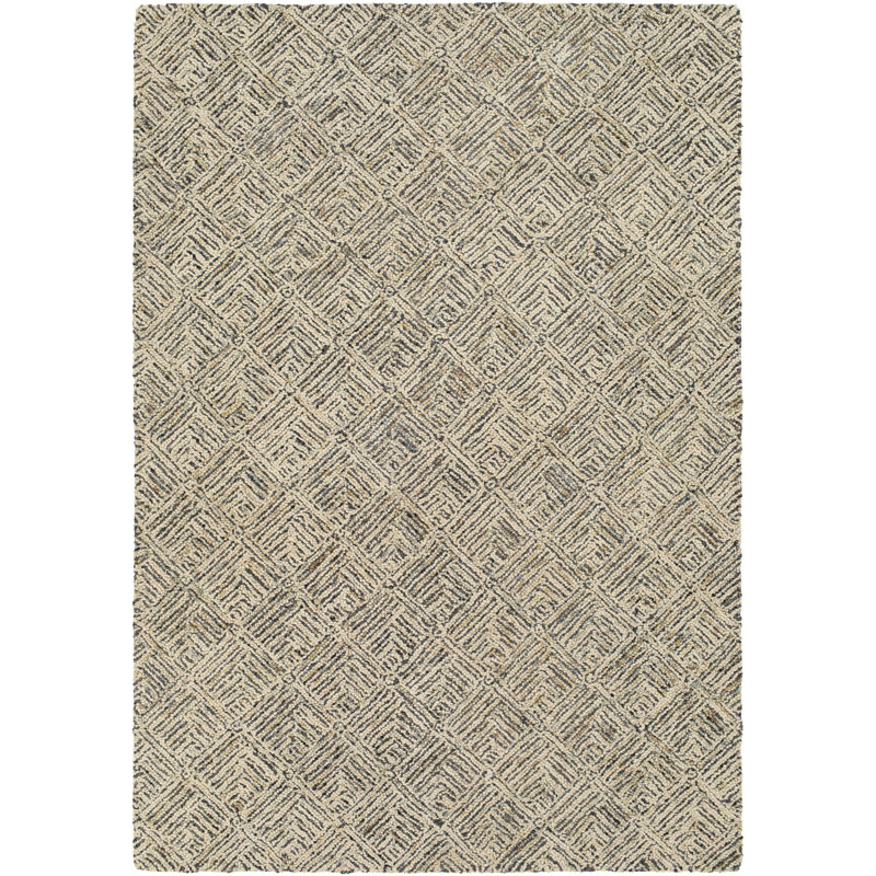 Wool Area Rug, Rectangle 9' x 12'