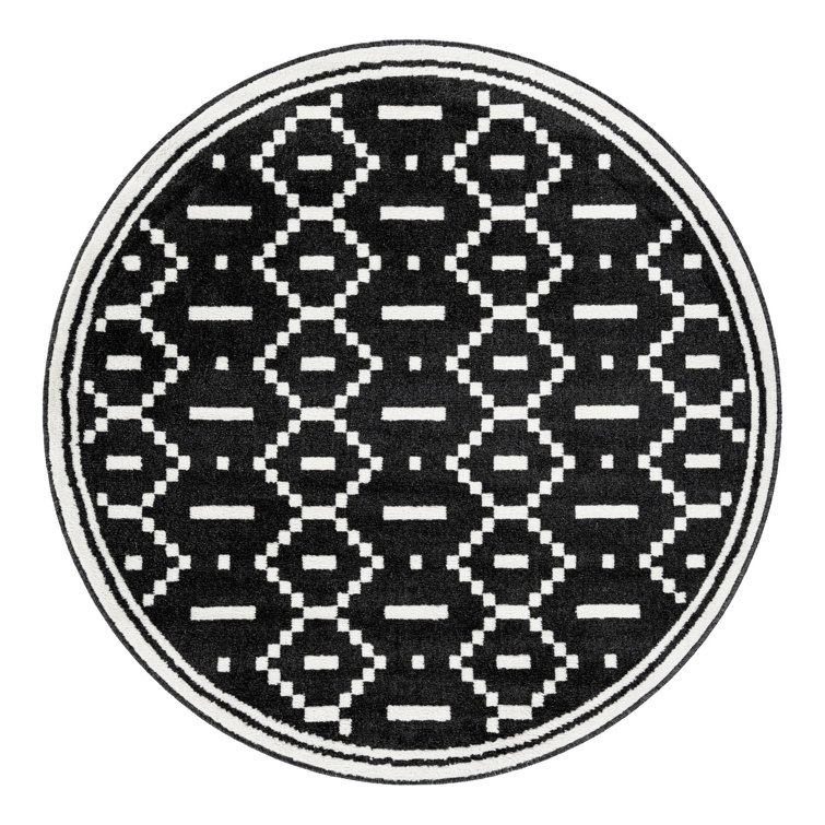 Ivy Bronx Begna Nathanyl Rug Black