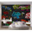 Murale Peel & Stick Street Art - Combinaison de graffiti-1135272982