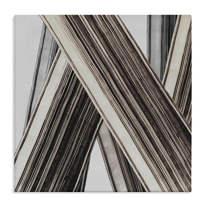 Intersecting Lines Abstract Canvas Wall Art by PI Studio, 24" H x 24" W