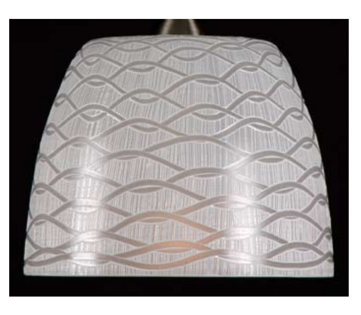 17cm H Bell Pendant Shade in White