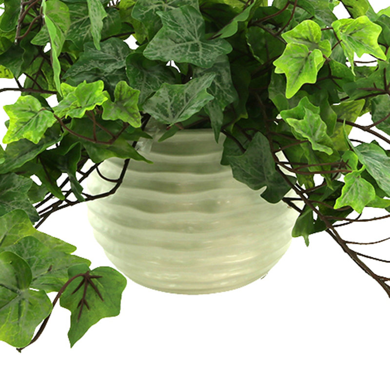 Verdant Vines Faux Ivy Plant in Ceramic Pot
