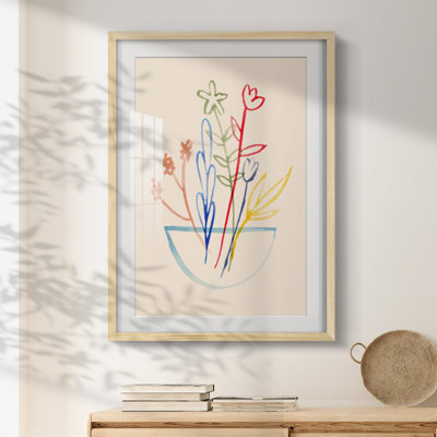 Summer Sherbet Wash II -Gallery Wrapped Canvas