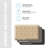 Designer Comfort Anti‑Fatigue Kitchen Comfort Mat – Atlas Medallion Blue-124784773-124784775