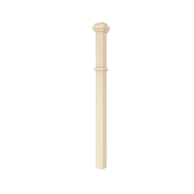2 1/2 po x 44 po Mission Newel, naturel, Naturel