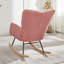 Chaise berçante en tissu Teddy-116434670