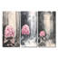Hortensias dans la forêt monochrome I - Collection de décorations murales traditionnelles-558917491-558917496-558917502