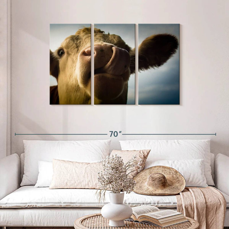 Brampt Silly Cow, 36" H x 57" W