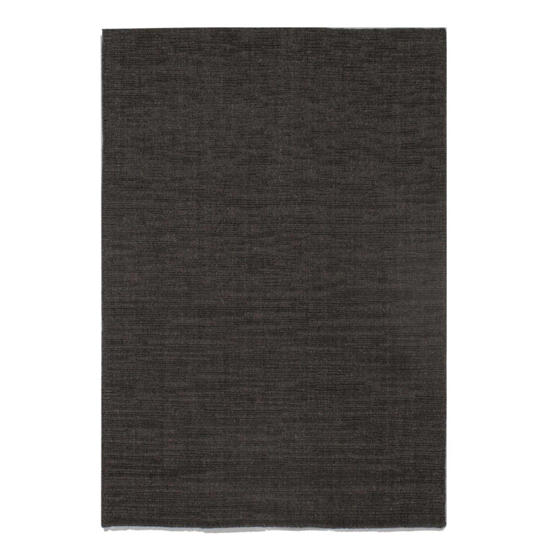Canvello Black Modern Rug - 4'X6'