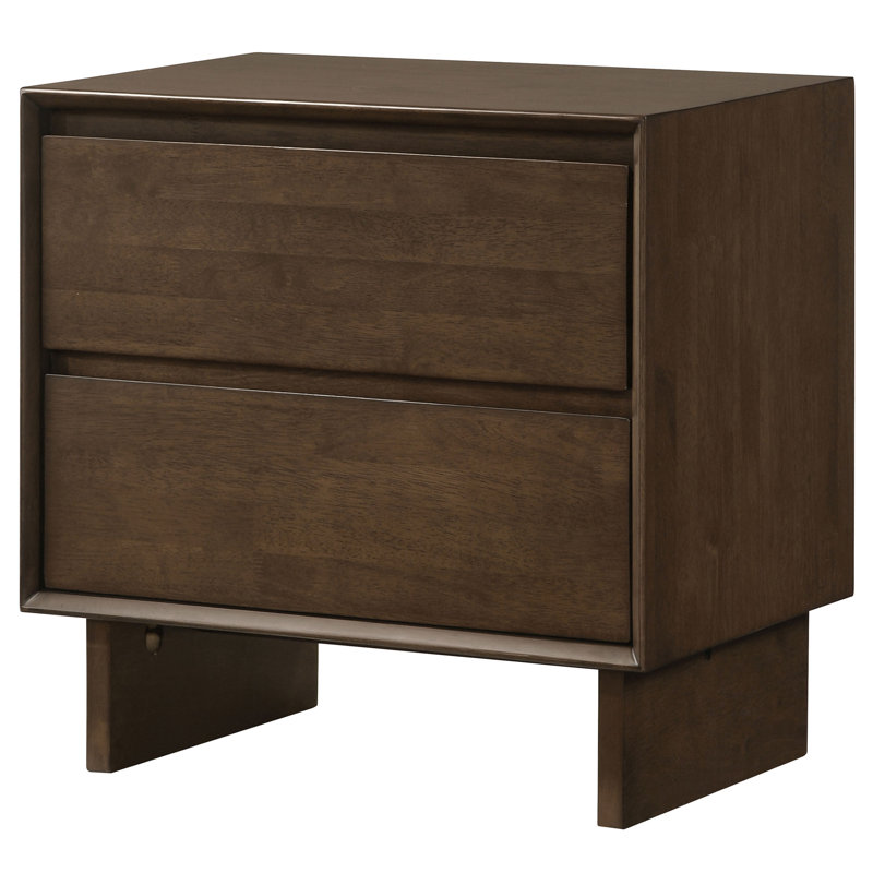 Table de chevet 2 tiroirs Pocono