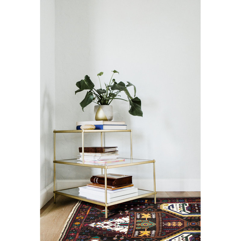 Tapis bourgogne foncé Teimani 3 pi 8 po x 6 pi 11 po