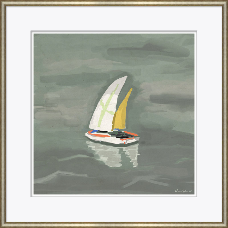 Yellow Sloop Giclee Print by Dana Gibson