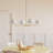 Pearson 4-Light Dimmable Linear Chandelier -555479368