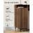 55" Fluted Executive Office Desk With Storage Shelf & File Drawer-1721157345