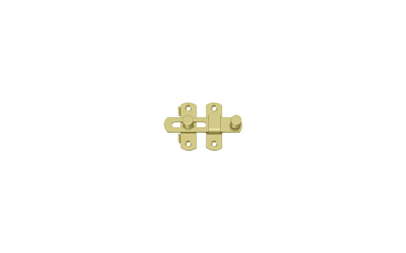 Latch/Catch/Bolt, Polished Brass