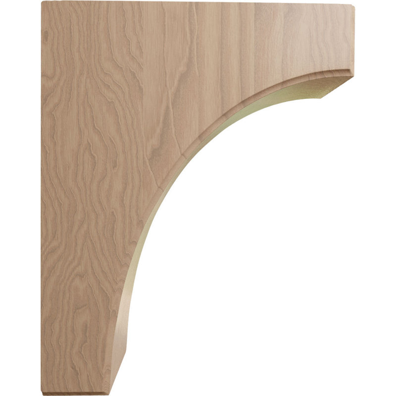 Support Clarksville, Acajou, 3.5" W x 8" D x 10" H