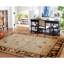 Oushak Hand-Knotted Wool Light Blue/Brown Area Rug-2023228395