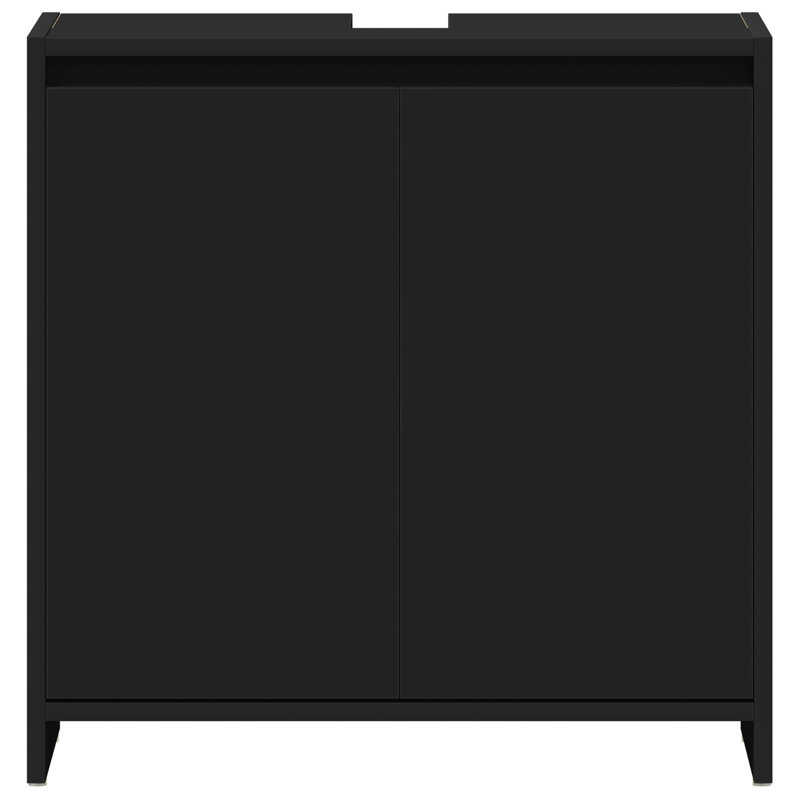 Avrit Bathroom Cabinet, Black